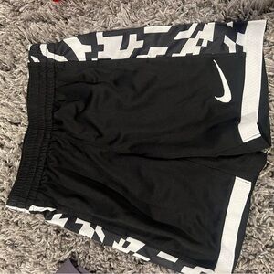 Nike Women's Athletic Shorts in Black and White